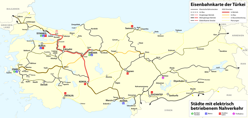 Turske željeznice